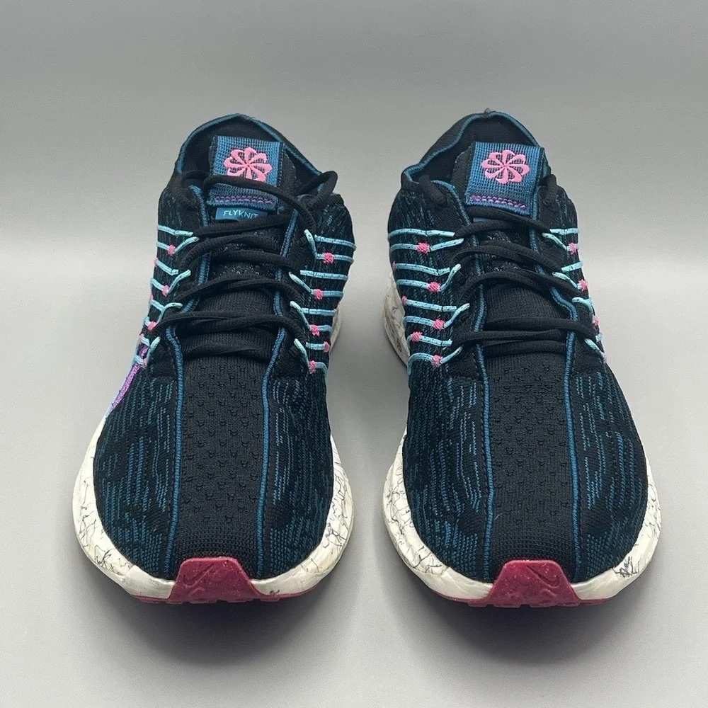 2022 Nike Pegasus Turbo Next Nature Black‎ Fuchsia Runner - Men's Size 11 USED